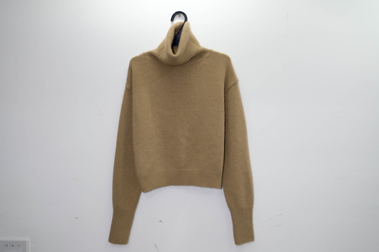 素面高領羊毛毛衣(兩色)