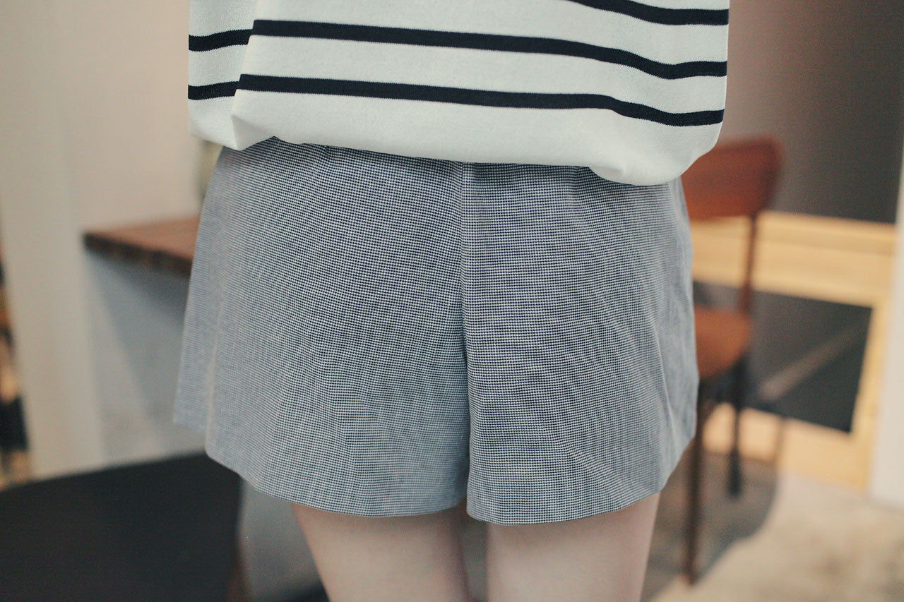 小細格短褲
