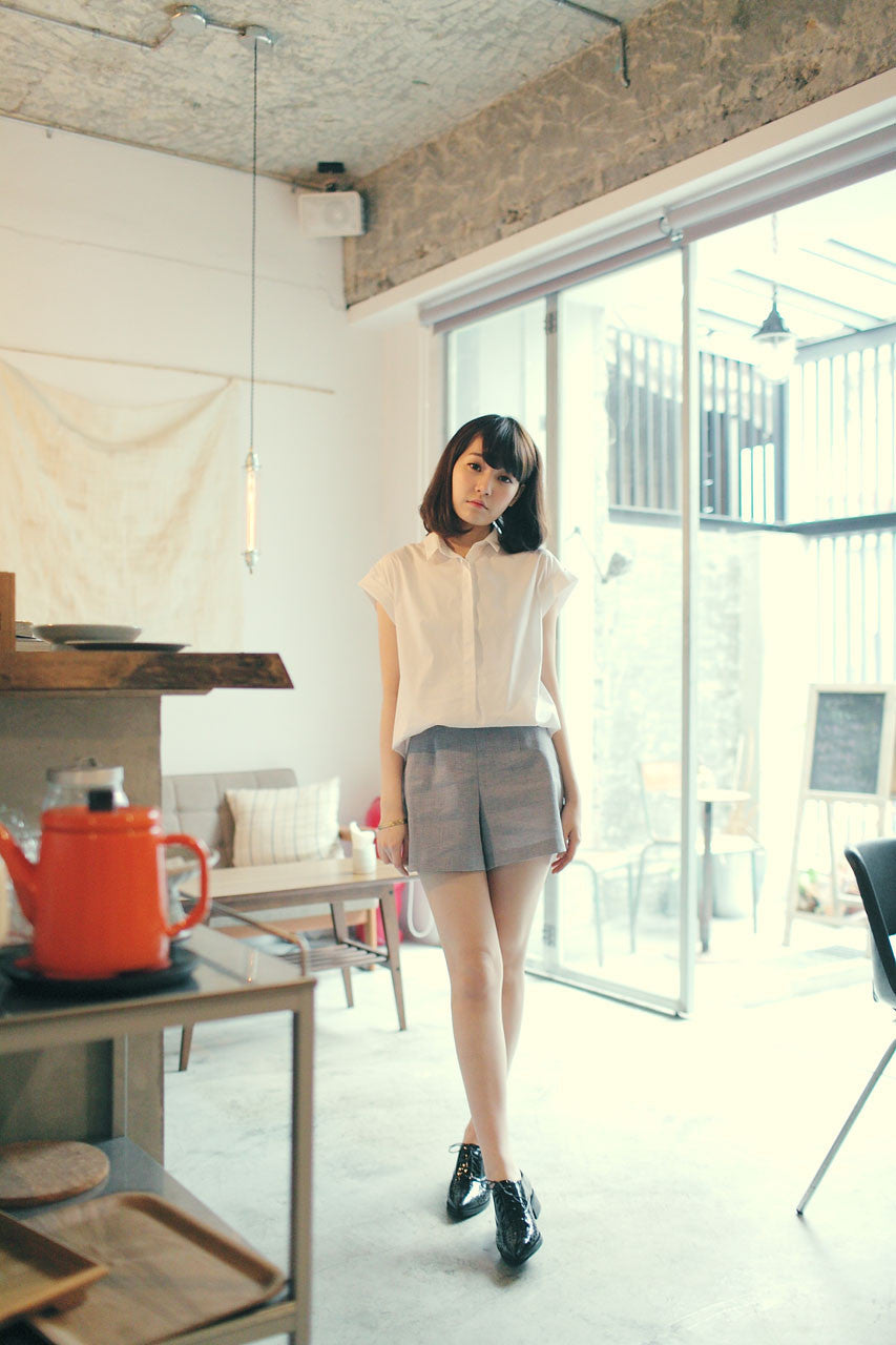小細格短褲