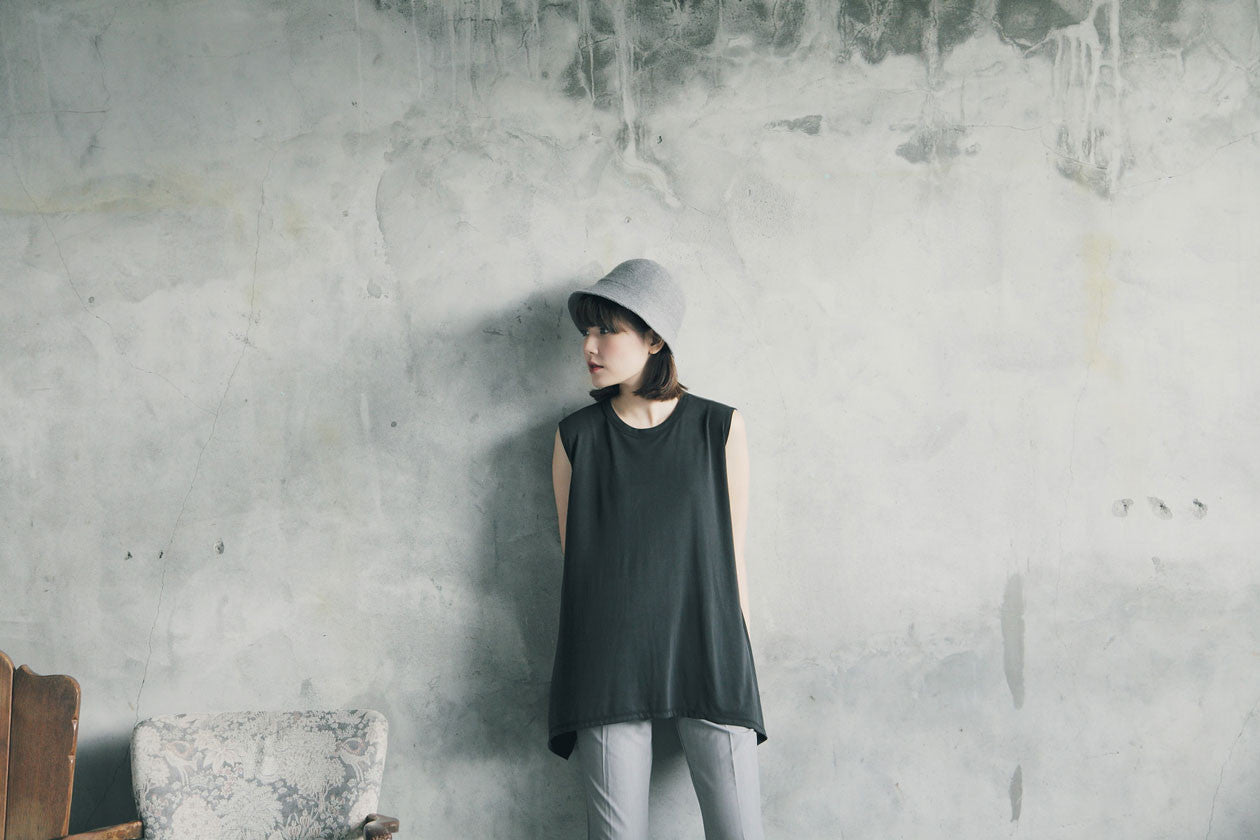 不規則下擺長背心(兩色)