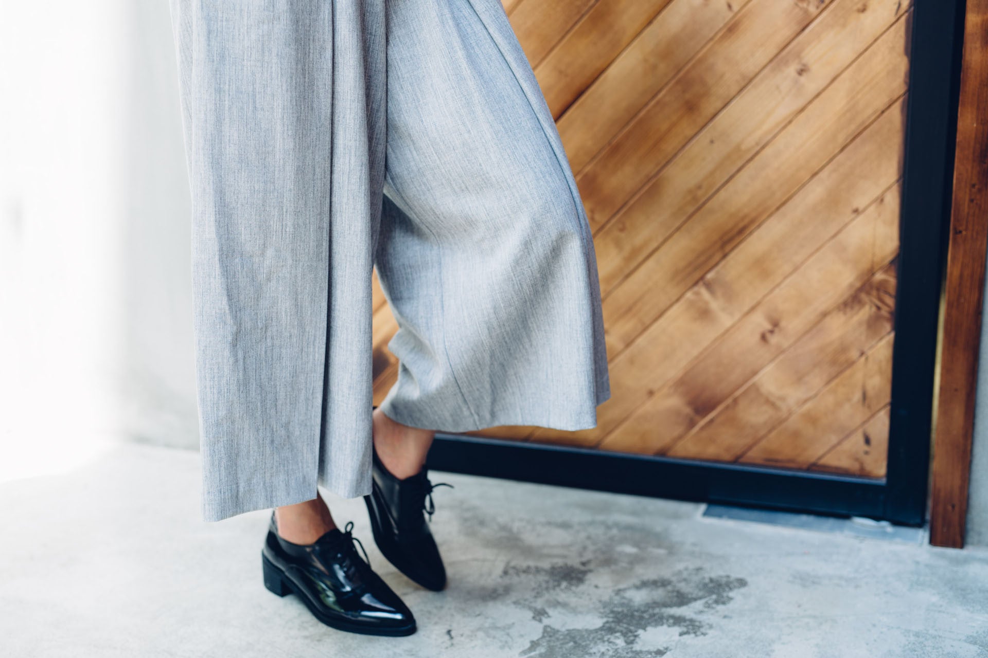 雙活褶八分寬褲(兩色)