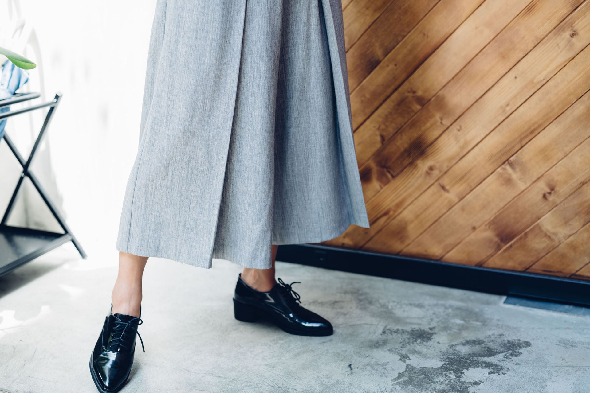 雙活褶八分寬褲(兩色)