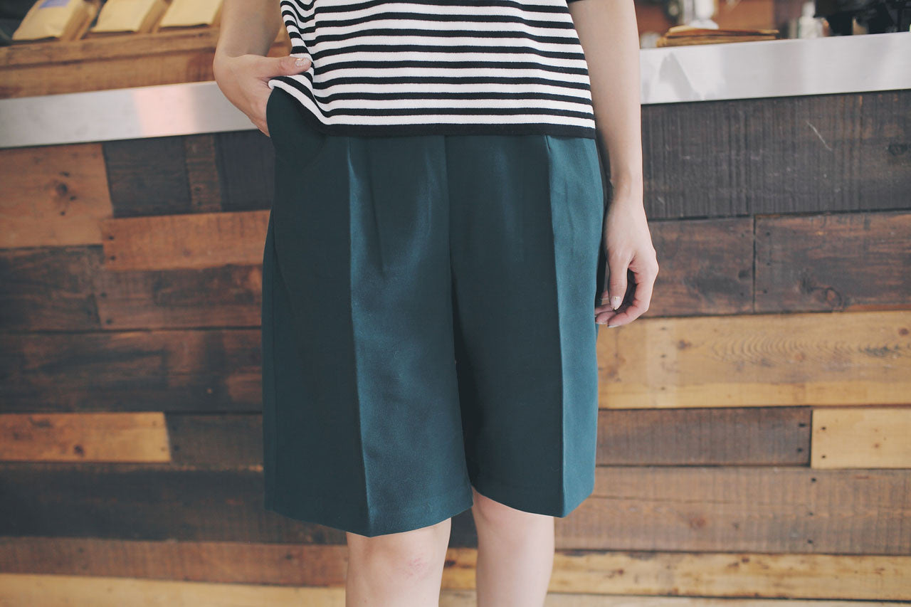 寬版五分褲(兩色)