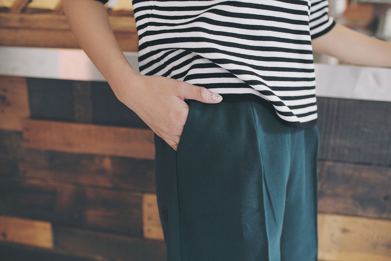 寬版五分褲(兩色)