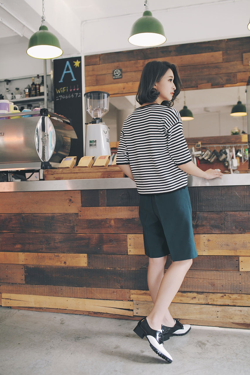 寬版五分褲(兩色)