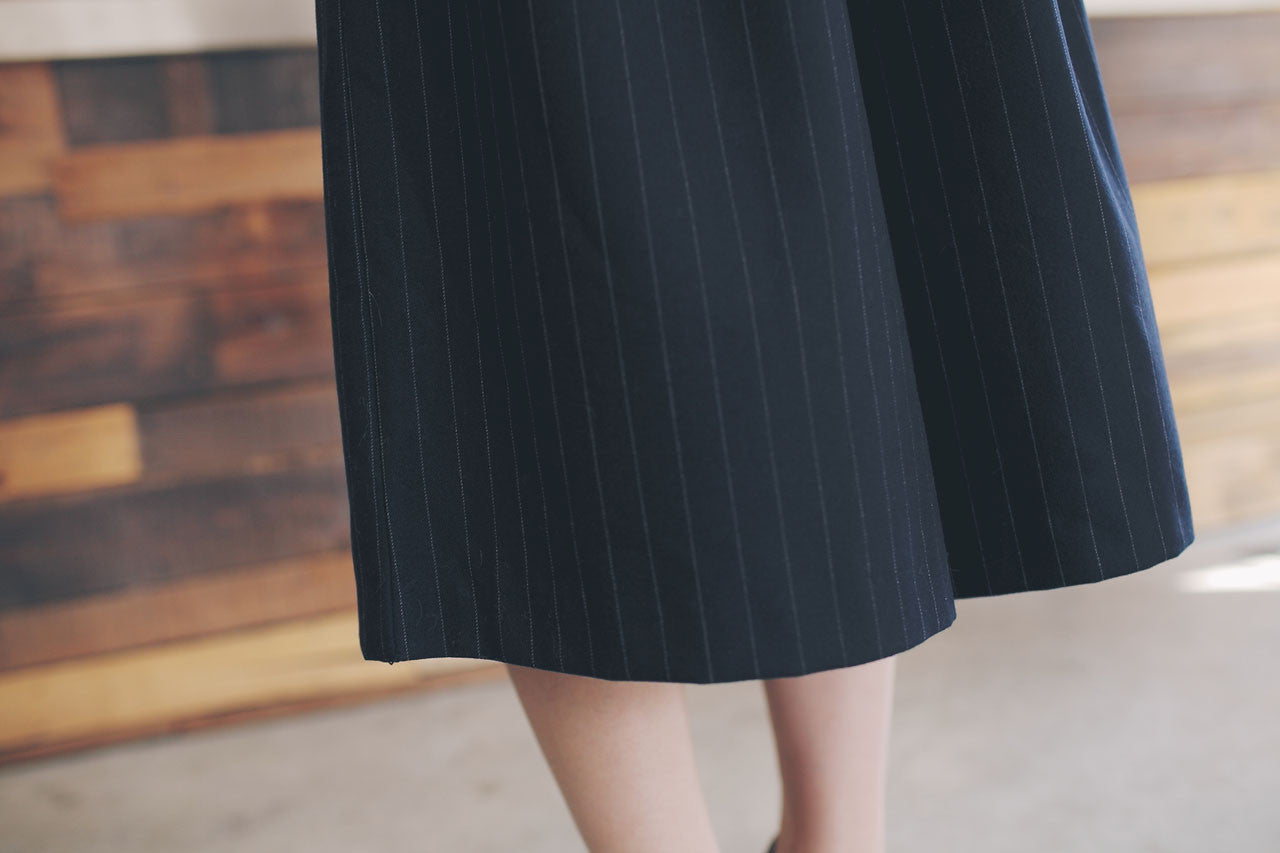 條紋七分寬褲(兩色)