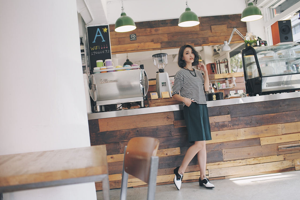 寬版五分褲(兩色)