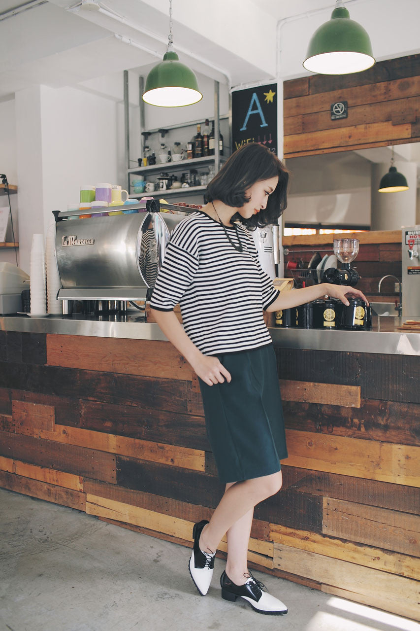 寬版五分褲(兩色)