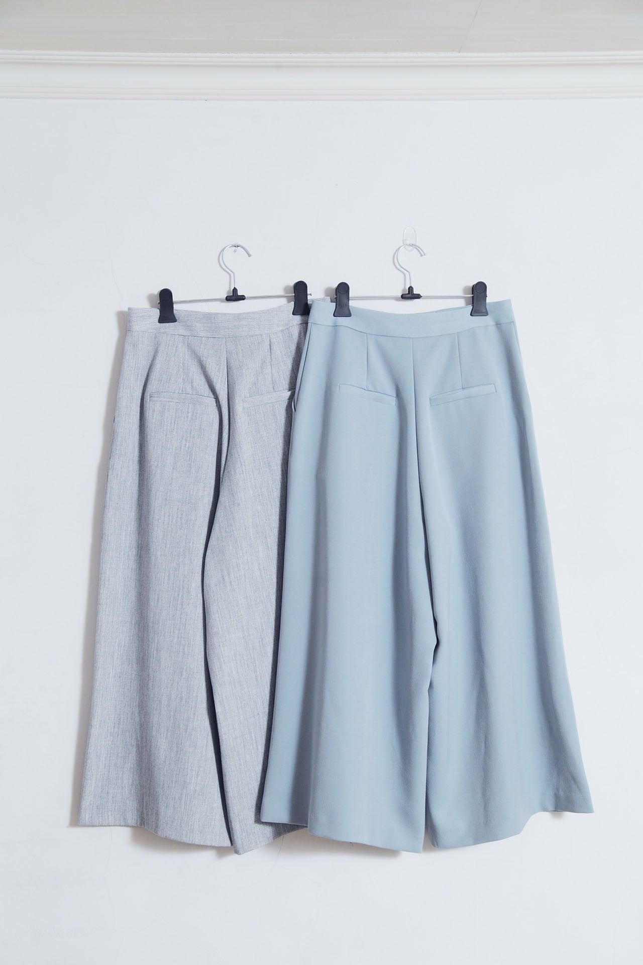 雙活褶八分寬褲(兩色)