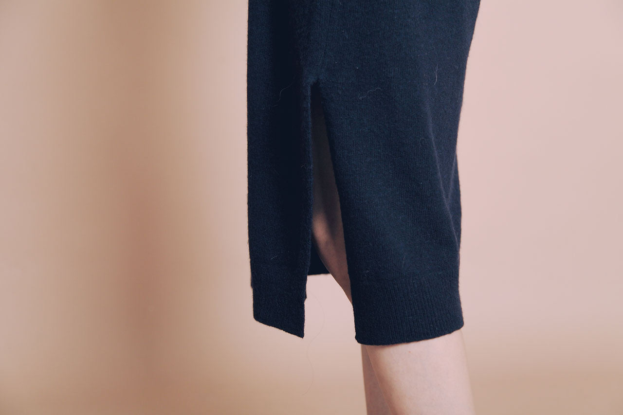 質感喀什米爾羊毛連身裙