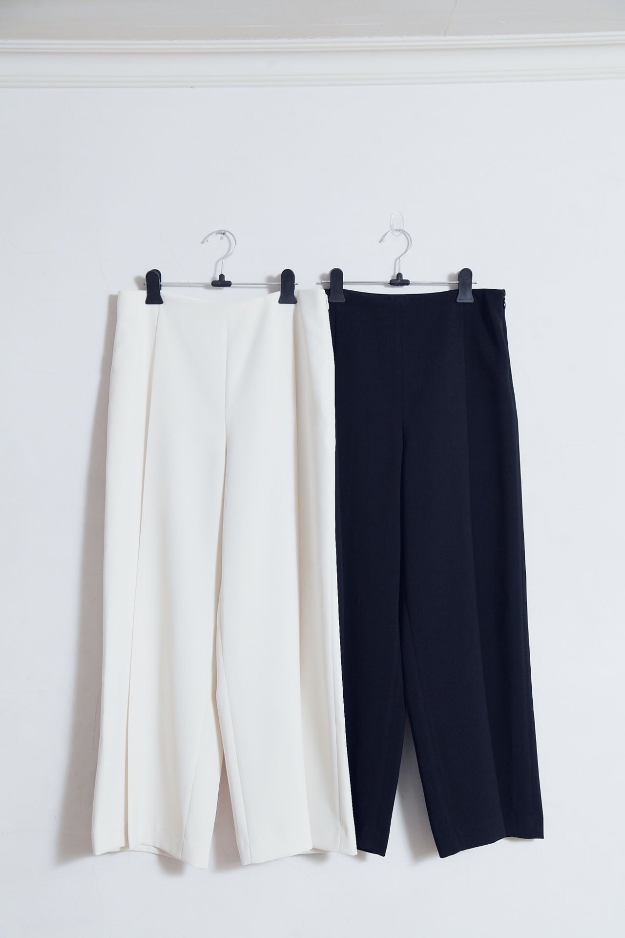 質感打褶九分寬褲(兩色)