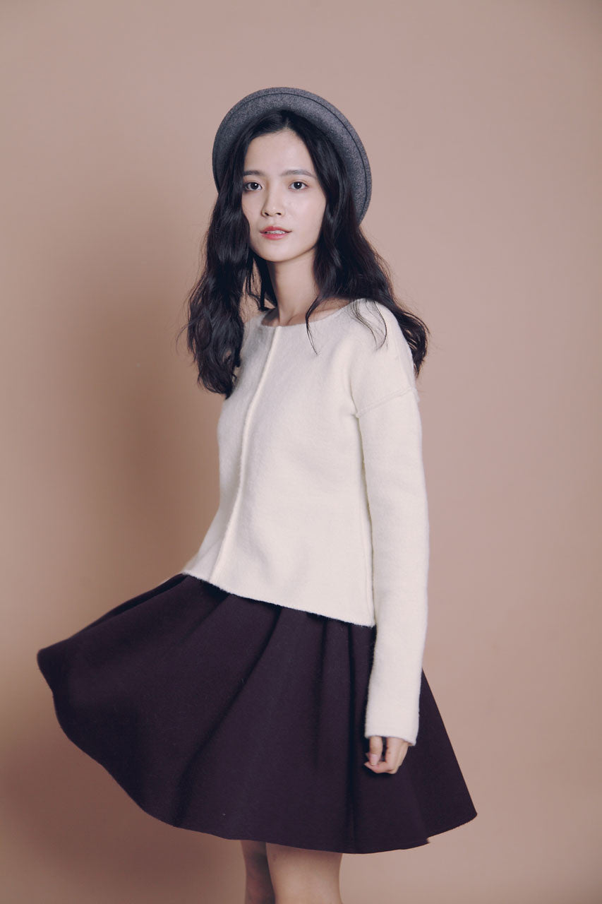 立體線條毛衣(兩色)