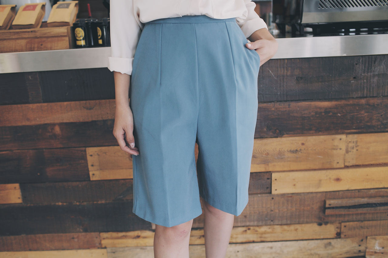 寬版五分褲(兩色)