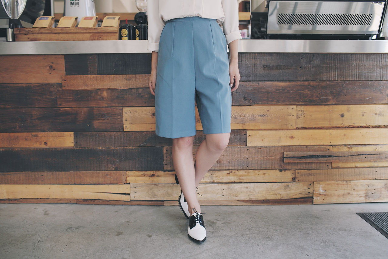 寬版五分褲(兩色)