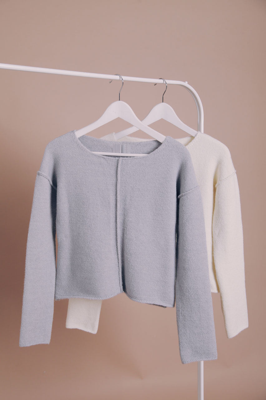 立體線條毛衣(兩色)