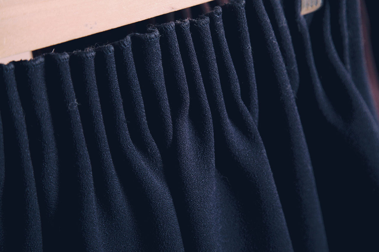 打摺極挺短圓裙