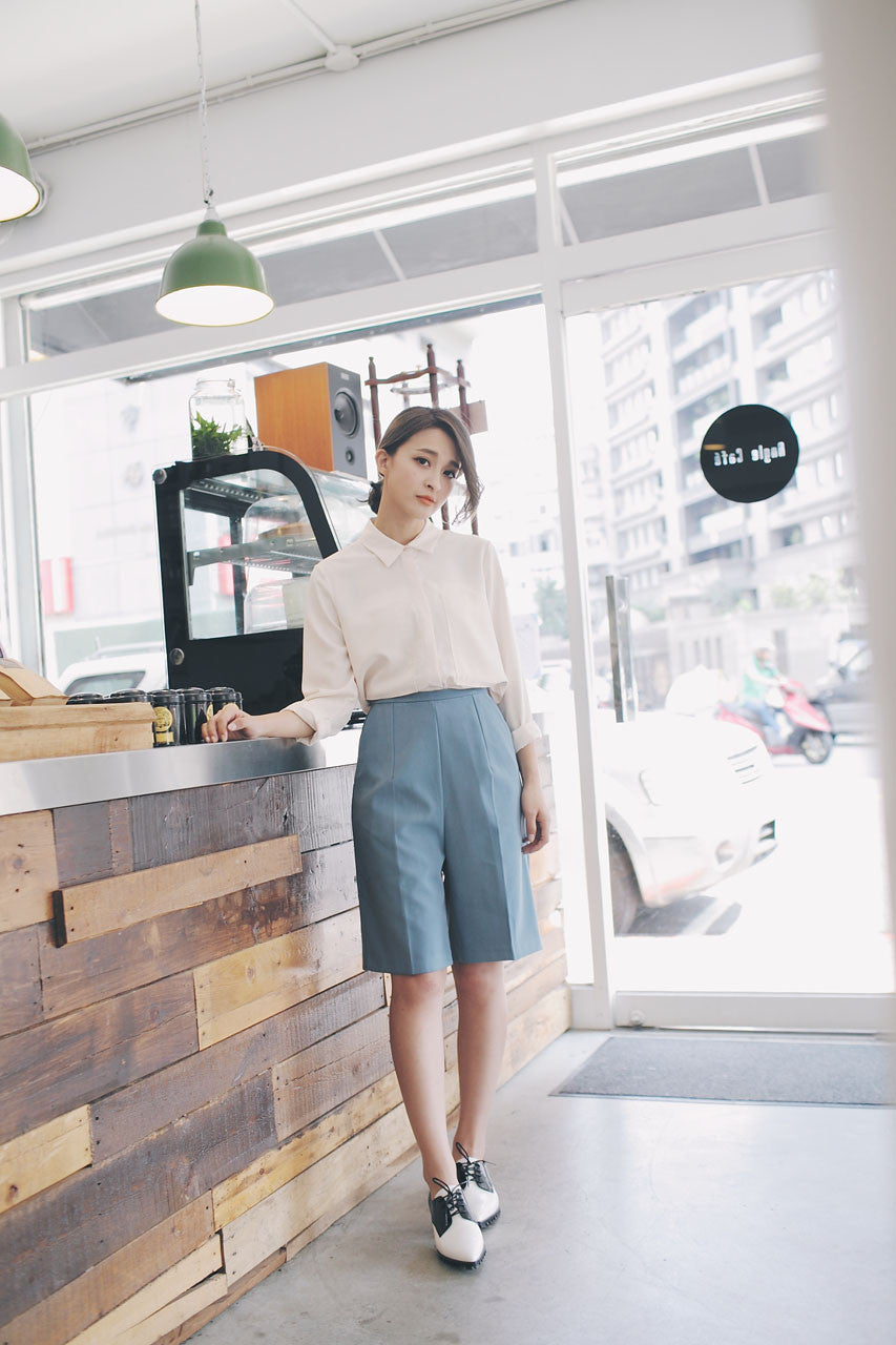 寬版五分褲(兩色)