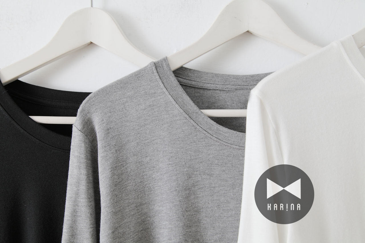 柔軟七分袖上衣(兩色)