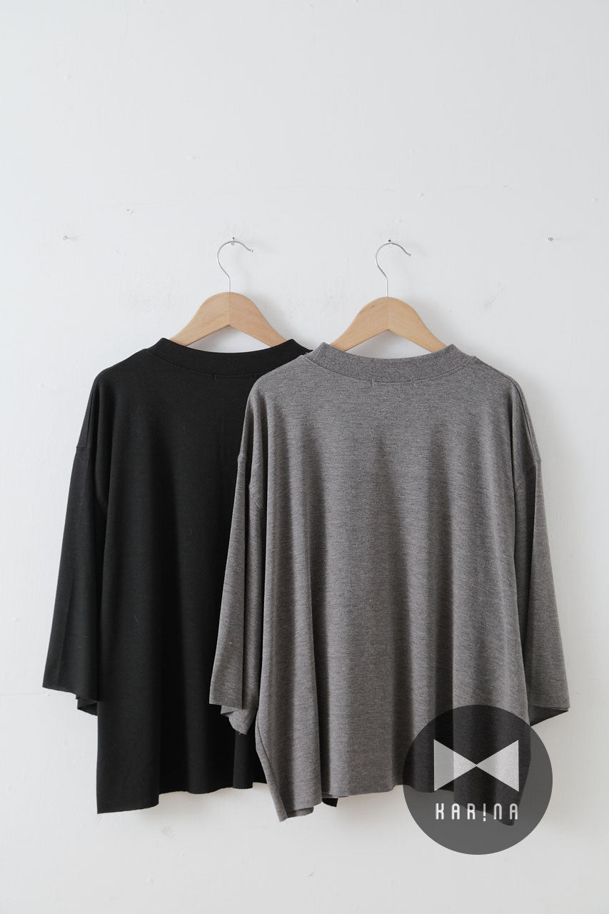 素面寬袖上衣(兩色)