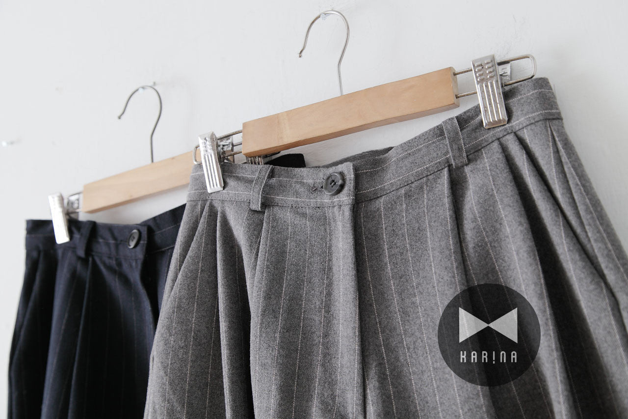 條紋七分寬褲(兩色)