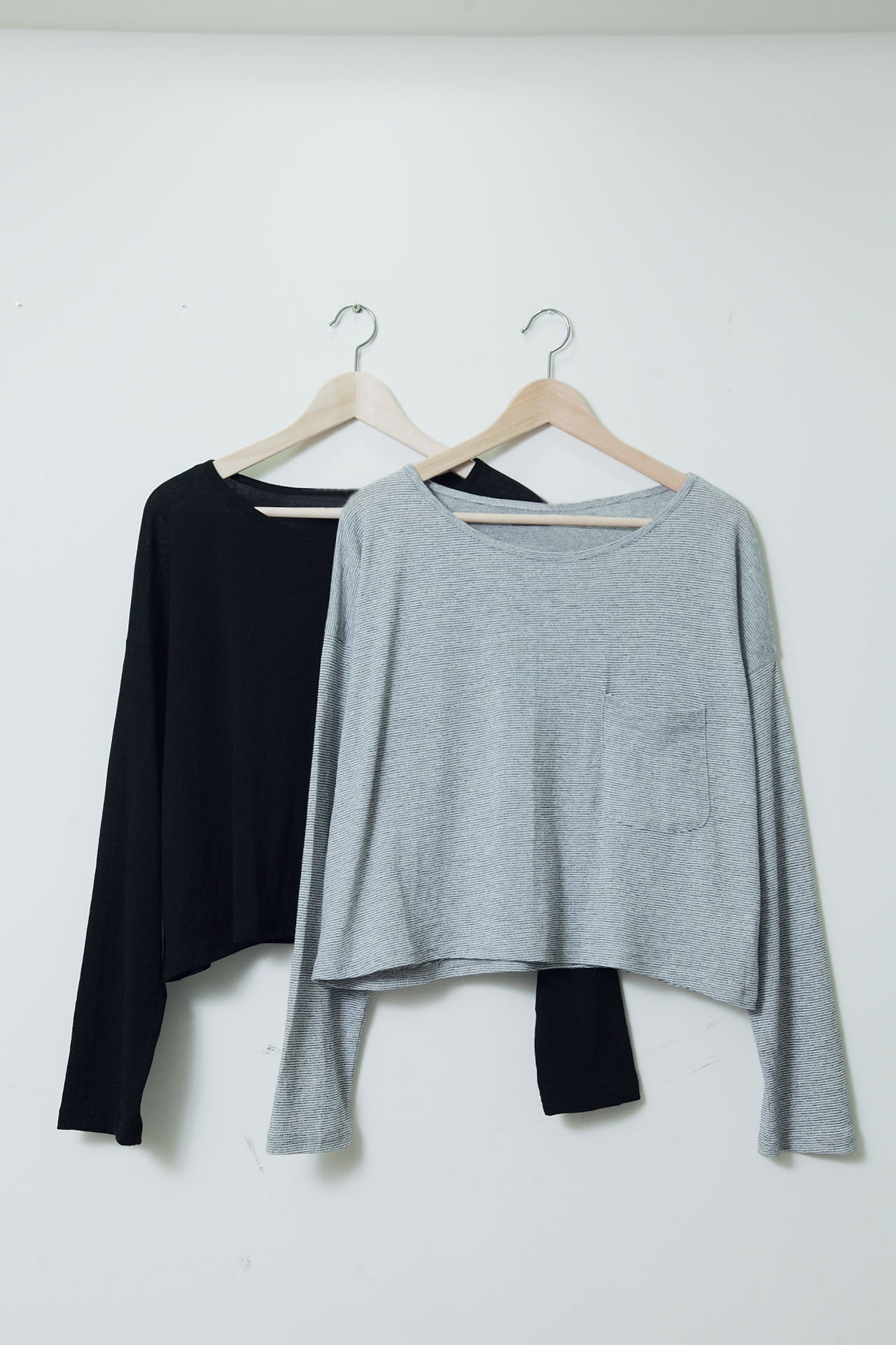 隨性寬版長袖上衣(兩色)