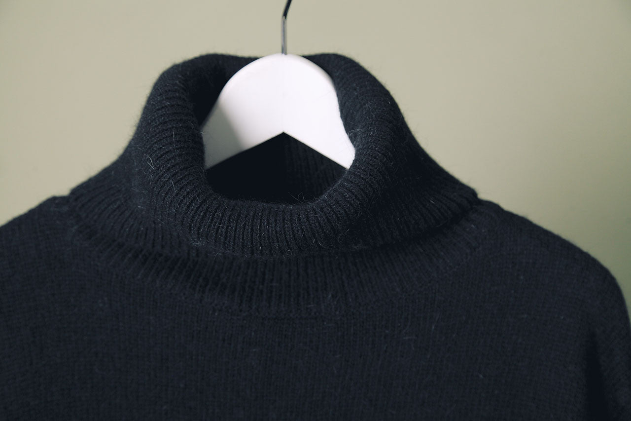 素面高領羊毛毛衣(兩色)