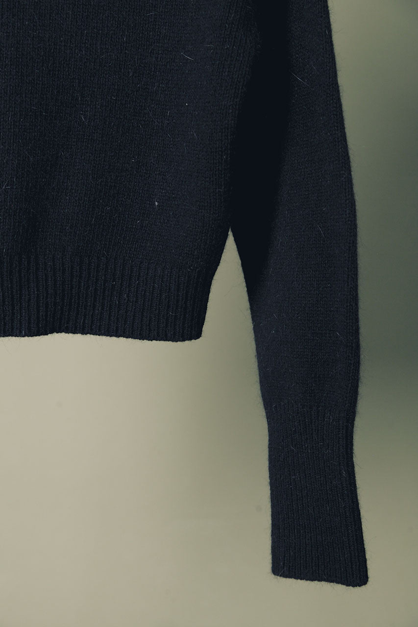 素面高領羊毛毛衣(兩色)