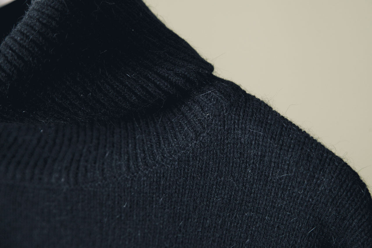 素面高領羊毛毛衣(兩色)