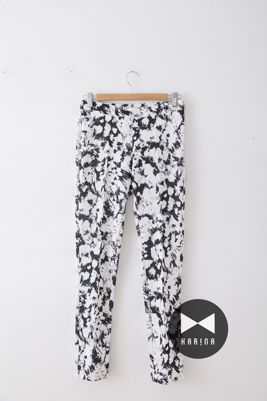 個性印花高腰長褲