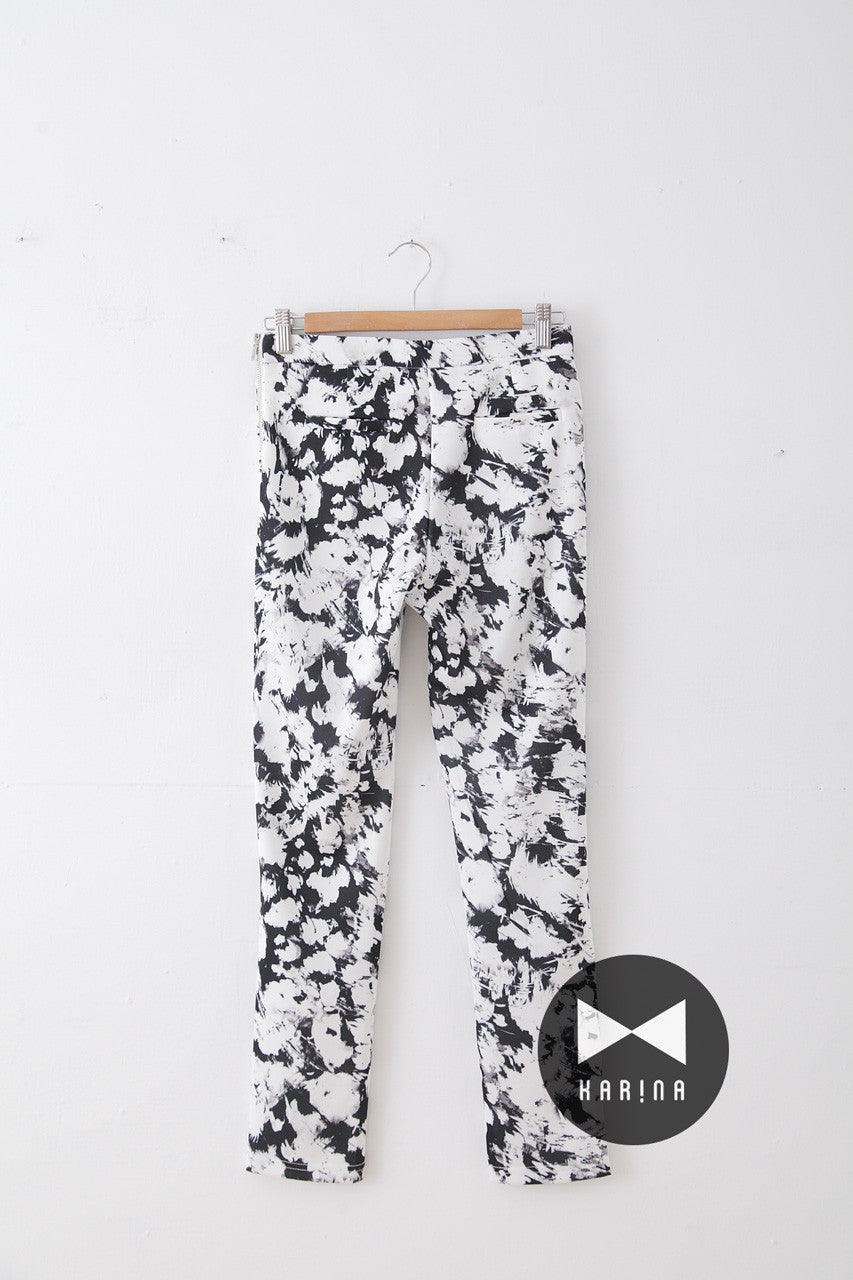 個性印花高腰長褲