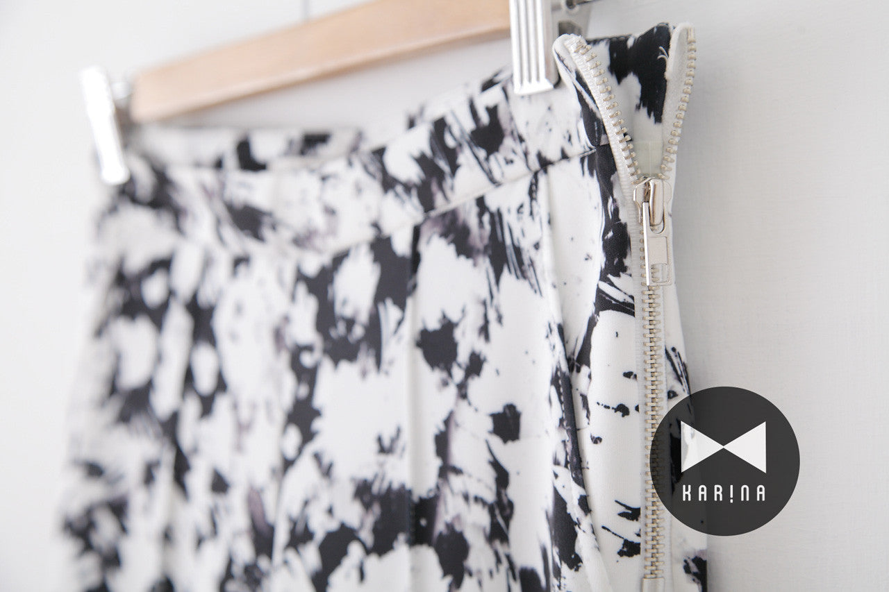 個性印花高腰長褲