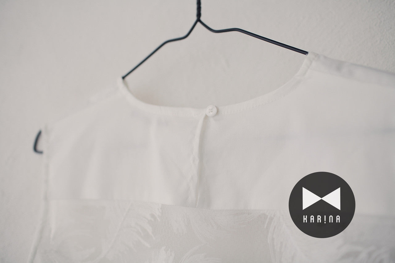 立體羽毛織紋背心(兩色)