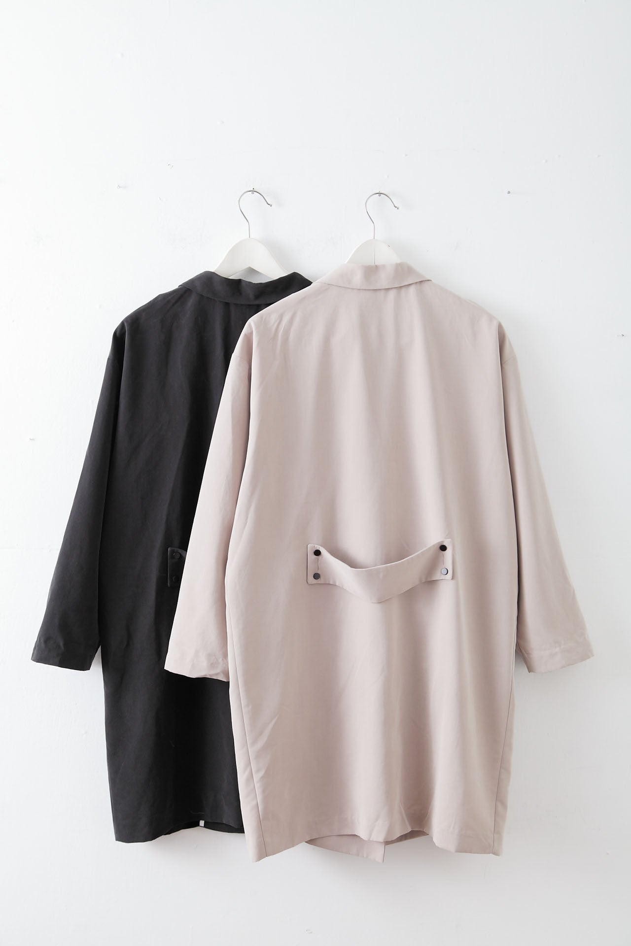 小排扣蜜絨薄風衣