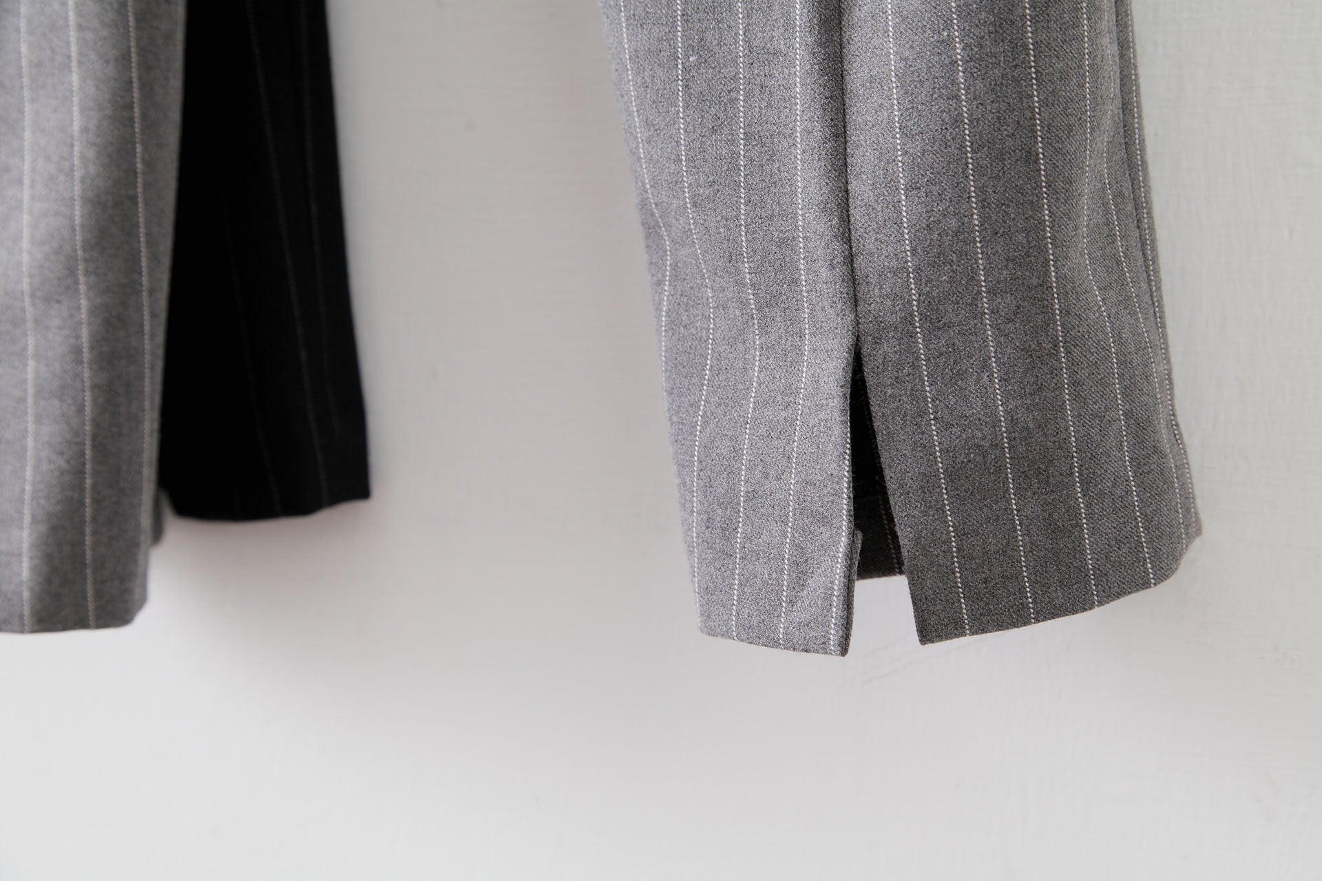 挺版直條開衩長褲