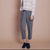 側斜壓折九分西褲